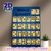 Braille Alphabet Painting Poster, Bright Illuminated Braille Chart Poster, Educational Visual Reference For Learning Braille, Suitable For Study Rooms_maomaolike.com