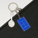 Unisex Paris Games key chain simulation sports metal tennis court key chain_maomaolike.com