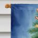 Norwegian Elkhound Christmas Reindeer House Flag Large Porch Sleeve Pole Decorative Outside Yard Banner Artwork Wall Hanging, Polyester, House Size, Multicolor_maomaolike.com