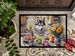Decorating Easter Siberian Husky Doormat Front Door Mat Indoor Outdoor Rugs For Entryway, Non Slip Washable Low Pile, 24H X 36W_maomaolike.com
