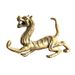 Brass Four Mythical Beasts Ornaments: Green Dragon, White Tiger, Vermilion Bird, Black Granite Square Copperware For Living And Te_maomaolike.com