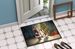 Borzoi And Santa Claus Doormat Front Door Mat Indoor Outdoor Rugs For Entryway, Non Slip Washable Low Pile, 24H X 36W_maomaolike.com