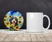 Bernedoodle In Sunflowers Large Sandstone Coasters Pack Of 4 Absorbent Round Coasters Decor Gifts For Men Or Women, 4 In, Multicolor_maomaolike.com