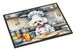 Bichon Frise The Chef Doormat Front Door Mat Indoor Outdoor Rugs For Entryway, Non Slip Washable Low Pile, 24H X 36W_maomaolike.com