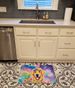 Yellow Labrador Hippie Dawg Memory Foam Kitchen Mat Machine Washable Anti-Fatigue Mat Cushion Comfort Bath Mat Or Kitchen Rug_maomaolike.com