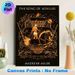 Achilles Greek Mythology Painting Poster, Vintage Line Art Orange-hued Chariot Scene Poster, Captivating Literary-inspired Decor Ideal For Living_maomaolike.com