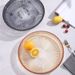 Nordic Style Crystal Glass Fruit Home Living Room Coffee Table Creative Light Large Capacity Snack Candy Plate_maomaolike.com