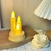 LED Flame Head Long Rod Candle Wedding Party Props Electronic Simulation Plastic Wax Atmosphere Light Ornament_maomaolike.com