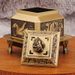 Brass Incense Chinese Style Home Office Aromatherapy Vintage Antique Four Mythical Beasts Square Burner Metal Craft_maomaolike.com