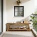 Entryway Bench, 2-Tier Foyer Seating Bench With Shoe Storage_maomaolike.com