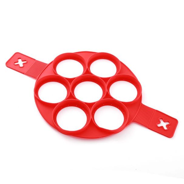 Pancake Molds Ring Fried Egg Mold Reusable Silicone Non Stick Pancake Maker Egg Ring Maker_maomaolike.com