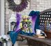 Staffordshire Bull Terrier King Of Mardi Gras Throw Pillow Machine Washable, Indoor Outdoor Decorative Pillow For Couch, Bed Or Patio, 18Hx18W_maomaolike.com