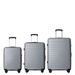 Luggage Set 3 Piece, PP Hardshell Carry On Suitcase With Spinner Wheels & TSA Lock, Lightweight Suitcases For Business, Trip, (20"/24"/28"), Gray_maomaolike.com