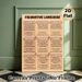 Figurative Language Educational Painting Poster, Warm-toned Organized Text Poster, Clear Guide To Literary Rhetoric, Suitable For Classrooms And Study_maomaolike.com