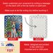 Fox Terrier Christmas Reindeer Porcelain Ornament Christmas Tree Hanging Decorations For Home Christmas Holiday, Rectangle, Gift, Multicolor_maomaolike.com