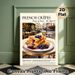 French Crêpes Painting Poster, Vintage Parisian Café Style Illustrated Poster, Appetizing Berry-topped Crêpes Design, Ideal For Kitchen And Dining_maomaolike.com