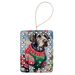 German Wirehaired Pointer Christmas Porcelain Ornament Christmas Tree Hanging Decorations For Home Christmas Holiday, Rectangle, Gift, Multicolor_maomaolike.com