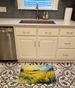 Nebraska Goldenrod In Watercolor Memory Foam Kitchen Mat Machine Washable Anti-Fatigue Mat Cushion Comfort Bath Mat Or Kitchen Rug_maomaolike.com
