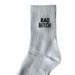 Unisex BAD B ITCH socks Medium socks White socks alphabet socks sub-casual socks_maomaolike.com