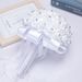 Festive & Party Supplies White Diamond Bridal Bouquet Simulation Pe Foam Flower Wedding Photography Props_maomaolike.com