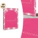 Mehndi Night Themed Painting Poster, Elegant Pink Damask Bordered Poster, Warm Welcome Decor Perfect For Traditional Mehndi Night Gatherings_maomaolike.com