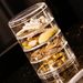 Internet Celebrity Display Stand Rotating Multi-layer Storage Box Desktop Earrings Ear Studs Rings Hand Jewelry_maomaolike.com