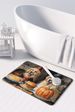 Golden Retriever Fall Kitchen Pumpkins Memory Foam Kitchen Mat Machine Washable Anti-Fatigue Mat Cushion Comfort Bath Mat Or Kitchen Rug_maomaolike.com