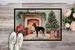 Doberman Pinscher Cozy Christmas Doormat Front Door Mat Indoor Outdoor Rugs For Entryway, Non Slip Washable Low Pile, 24H X 36W_maomaolike.com