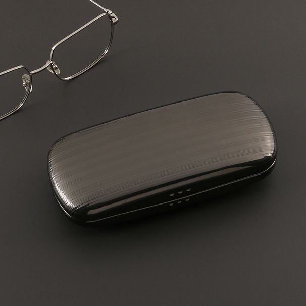 Unisex Aluminum lightweight smooth embossed oxidized glasses case Lightweight anti-pressure sunglasses case myopia glasses case_maomaolike.com