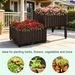 2-Piece Raised Garden Bed With Legs, Self-Watering Planter Box Raised Bed To Grow Flowers_maomaolike.com