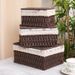 Storage Box, Desktop Cosmetics, Snacks, Miscellaneous Items, Coffee Table, Toys, Keys, Woven Storage, Living Room_maomaolike.com