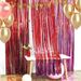 12 Pack Gold Foil Tassel Backdrop Curtains, Tinsel Streamers Birthday Party Decoration, Graduation Tassel Backdrop, Baby Shower, Gender Reveal, Disco Party_maomaolike.com