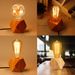 Minimalist Wooden Table Lamp, E27 EU Plug Lampu Meja Kayu Simple Design Soft Warm Lighting Bedroom Living Room Side Table Decor Lamp_maomaolike.com
