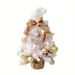 Artificial Christmas Tree, Mini Table Top Christmas Trees With Lights, Pre-lit Small Christmas Pine For Home, Office, Party Decoration, White Xmas Decorations_maomaolike.com