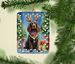 American Water Spaniel Christmas Reindeer Porcelain Ornament Christmas Tree Hanging Decorations For Home Christmas Holiday, Rectangle, Gift, Multicolor_maomaolike.com