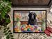 Decorating Easter Flat-Coated Retriever Doormat Front Door Mat Indoor Outdoor Rugs For Entryway, Non Slip Washable Low Pile, 24H X 36W_maomaolike.com