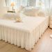 Princess Style Quilted 2025 New Model All-Season Universal Cotton Full Bedspread With Edge Bed Skirt Cover Three-Piece Set_maomaolike.com