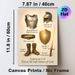 Armor Of God Themed Painting Poster, Warm-toned Detailed Biblical Armor Elements Poster, Inspirational Religious Verse Decor For Home, Church & Study_maomaolike.com