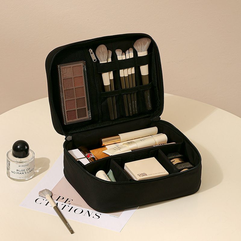 Portable Japanese And Korean Style Toiletry Bag Storage Box Large Capacity Women's Makeup Pouch Water-Resistant_maomaolike.com