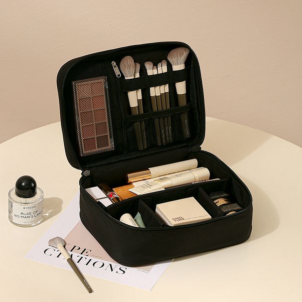 Portable Japanese And Korean Style Toiletry Bag Storage Box Large Capacity Women's Makeup Pouch Water-Resistant_maomaolike.com
