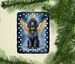 Black Poodle My Angel Porcelain Ornament Christmas Tree Hanging Decorations For Home Christmas Holiday, Rectangle, Gift, Multicolor_maomaolike.com