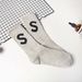 Socks women summer thin middle tube socks pure cotton ins trendy letters wear sports net celebrity couple ladies middle tube socks_maomaolike.com
