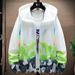 New ultra-thin breathable ice silk summer men's sun protection pattern gradient windbreaker cardigan jacket_maomaolike.com