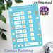 Tooth Brushing Reward Chart Painting Poster, Soft Watercolor Cute Cartoon Graphic Poster, Tracks Daily Morning & Evening Tooth-Brushing Tasks, Ideal_maomaolike.com