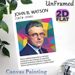 John B. Watson Psychology Themed Painting Poster, Vibrant Polygonal Portrait Poster, Informative Design With Behaviorism Introduction, Ideal For_maomaolike.com