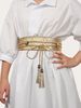 HOT Tassel Decor Wide Belt in Gold_maomaolike.com