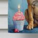 Bullmastiff Happy Birthday House Flag Large Porch Sleeve Pole Decorative Outside Yard Banner Artwork Wall Hanging, Polyester, House Size, Multicolor_maomaolike.com