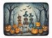 Calacas Skeletons Spooky Halloween Memory Foam Kitchen Mat Machine Washable Anti-Fatigue Mat Cushion Comfort Bath Mat Or Kitchen Rug_maomaolike.com