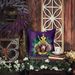 Chocolate Poodle King Of Mardi Gras Throw Pillow Machine Washable, Indoor Outdoor Decorative Pillow For Couch, Bed Or Patio, 14Hx14W_maomaolike.com