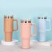 40oz Stainless Steel Tumbler With Straw Lid, Travel Mug For Sports, Fitness, Outdoors,Coffee Cup For Car, Large Capacity Water Bottle,Camping, Driving_maomaolike.com